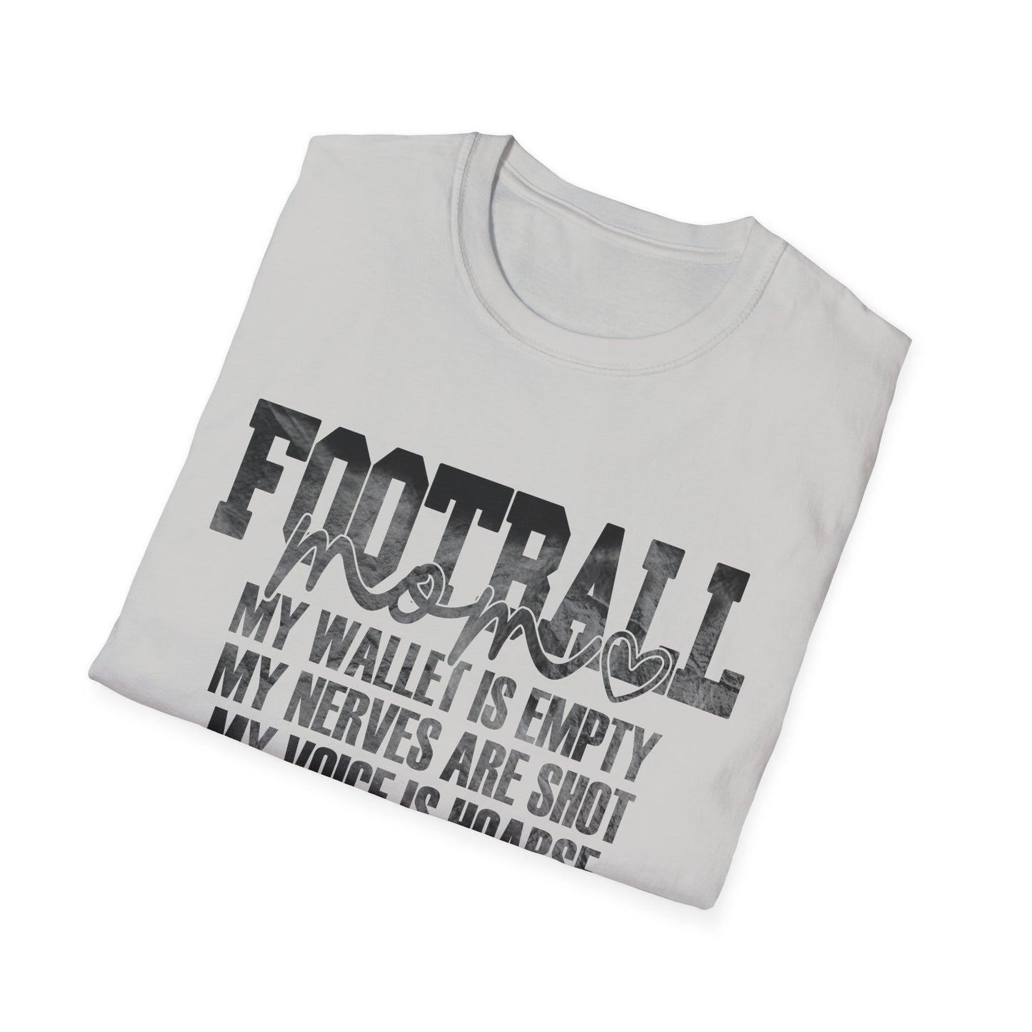 Heartfelt Football Mom T-Shirt