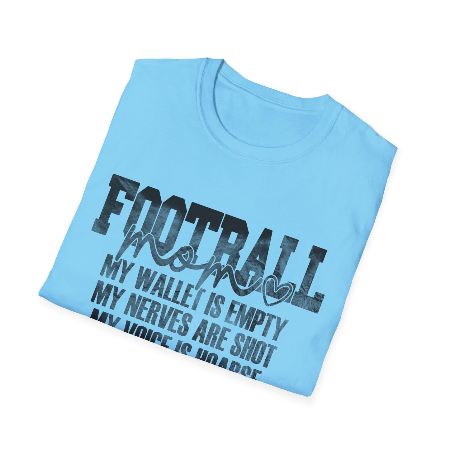 Heartfelt Football Mom T-Shirt