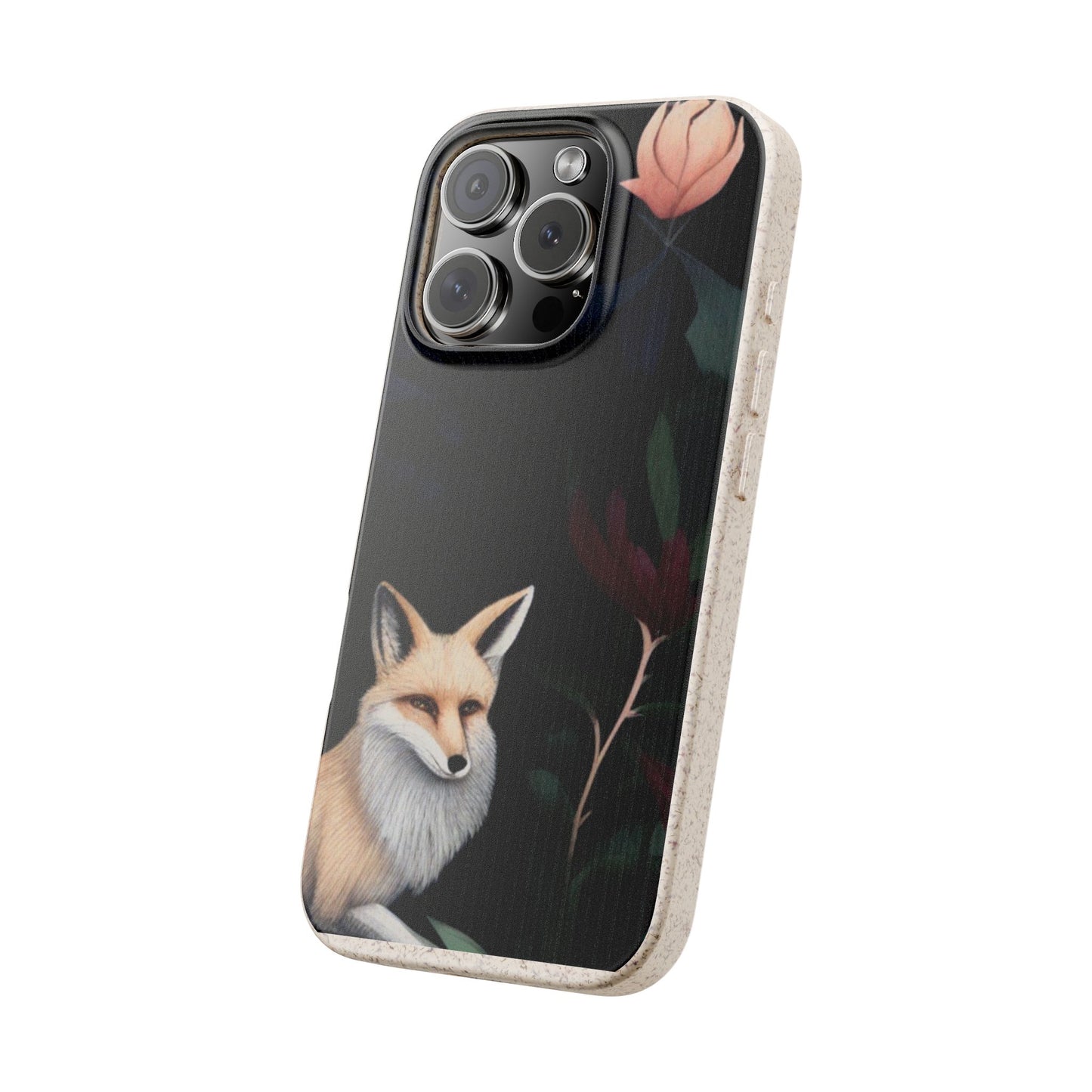 Eco-Friendly Fox Design Case, Biodegradable Phone Cover