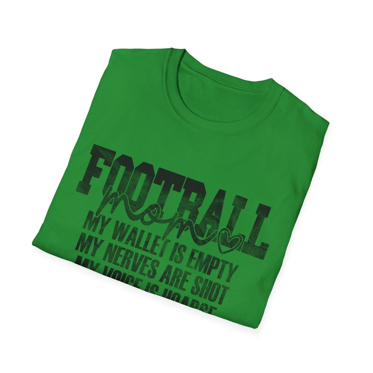 Heartfelt Football Mom T-Shirt