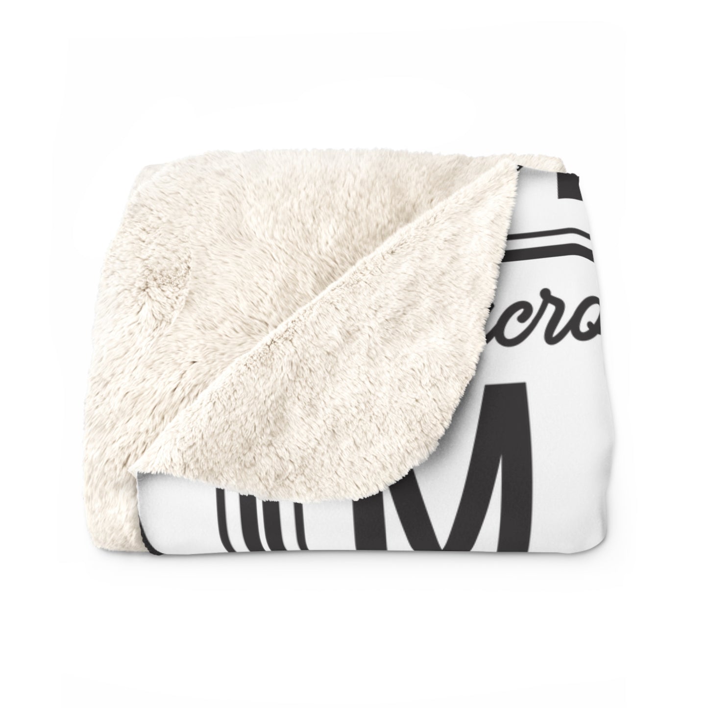 Lacrosse Mama Fleece Sherpa Blanket