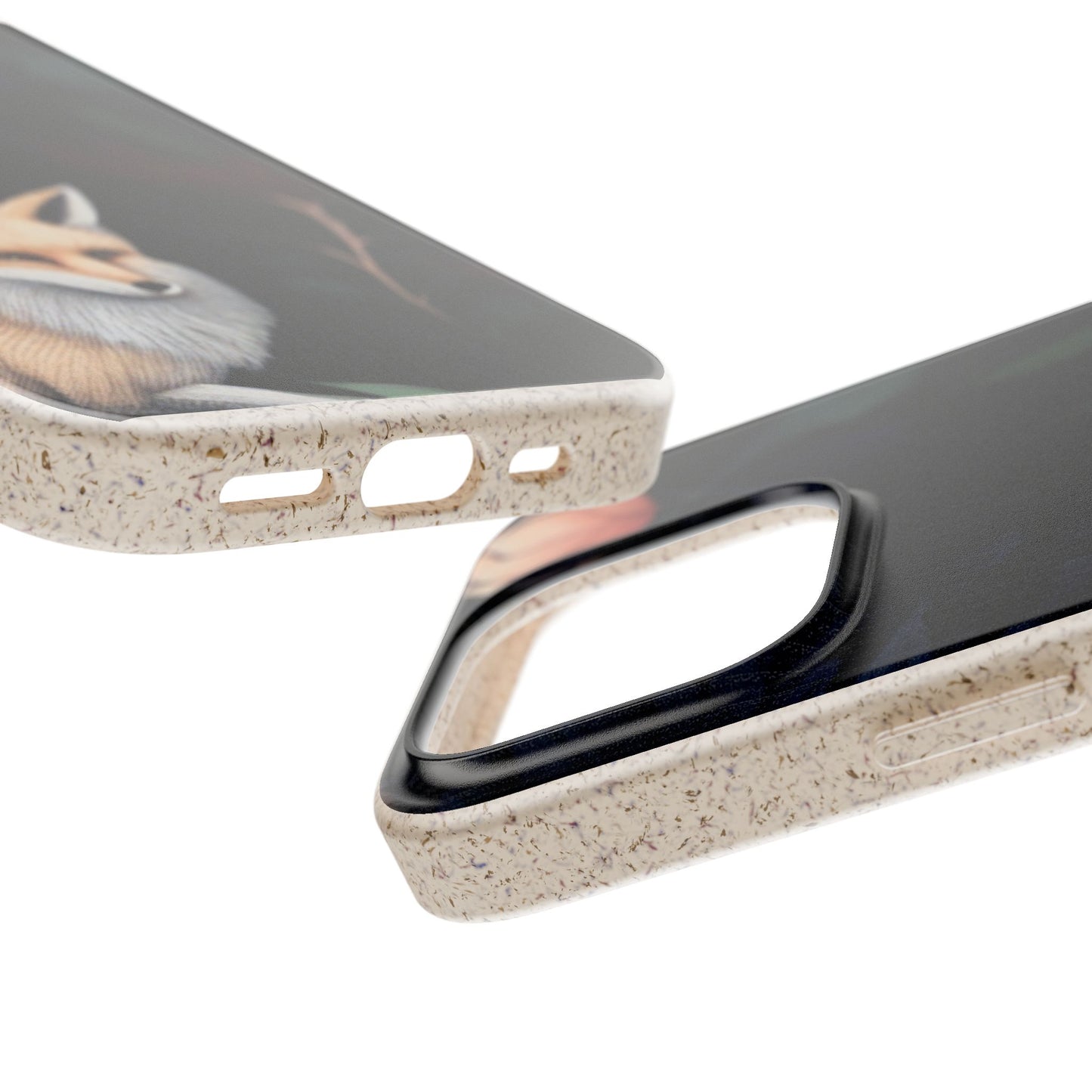 Eco-Friendly Fox Design Case, Biodegradable Phone Cover