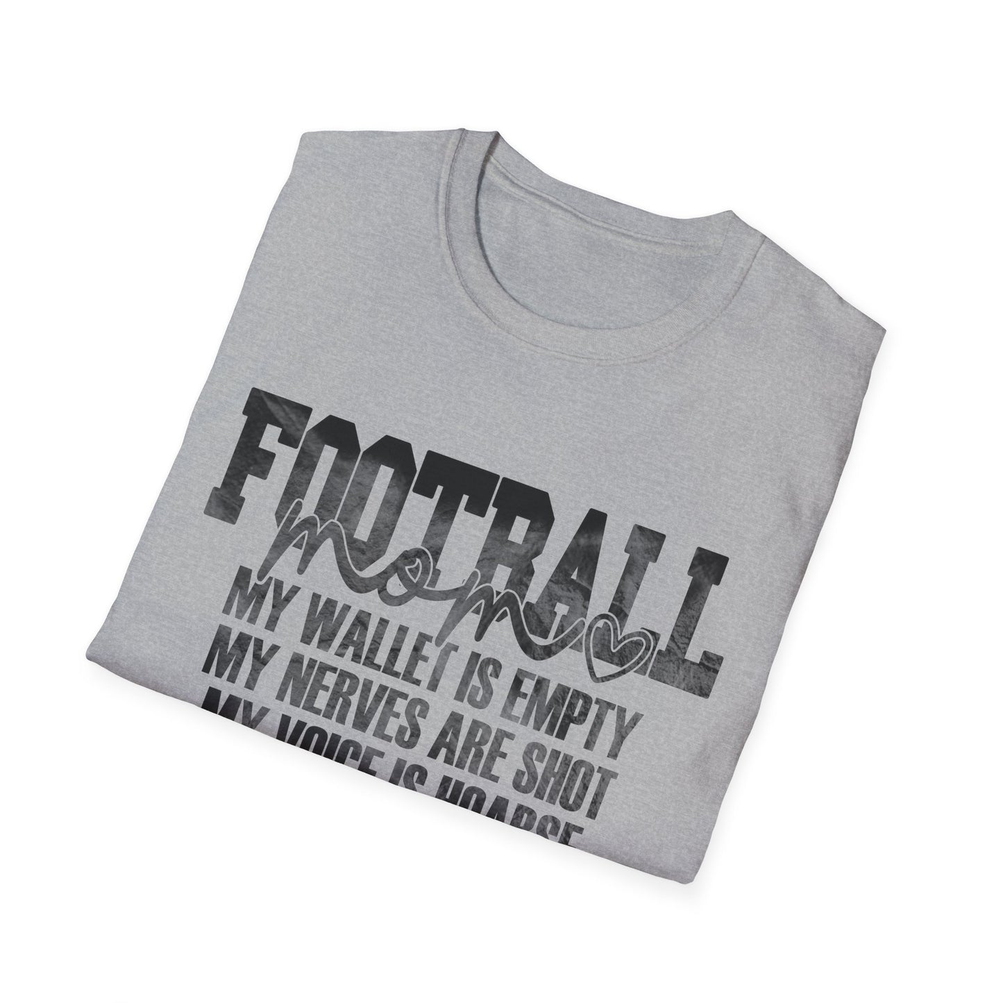 Heartfelt Football Mom T-Shirt