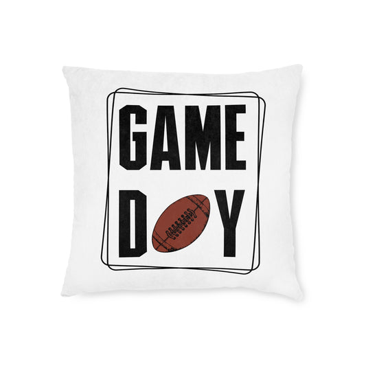Football Game Day Throw Pillow