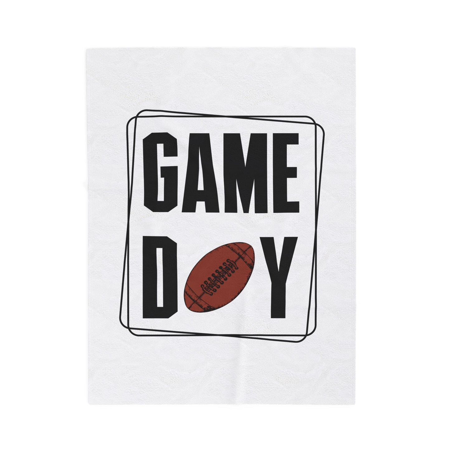 Football Game Day Velveteen Plush Blanket