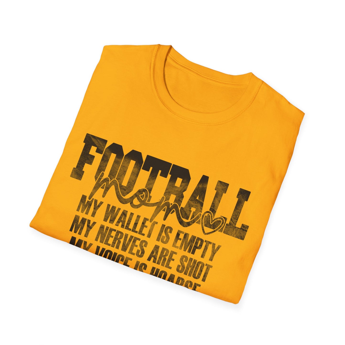 Heartfelt Football Mom T-Shirt