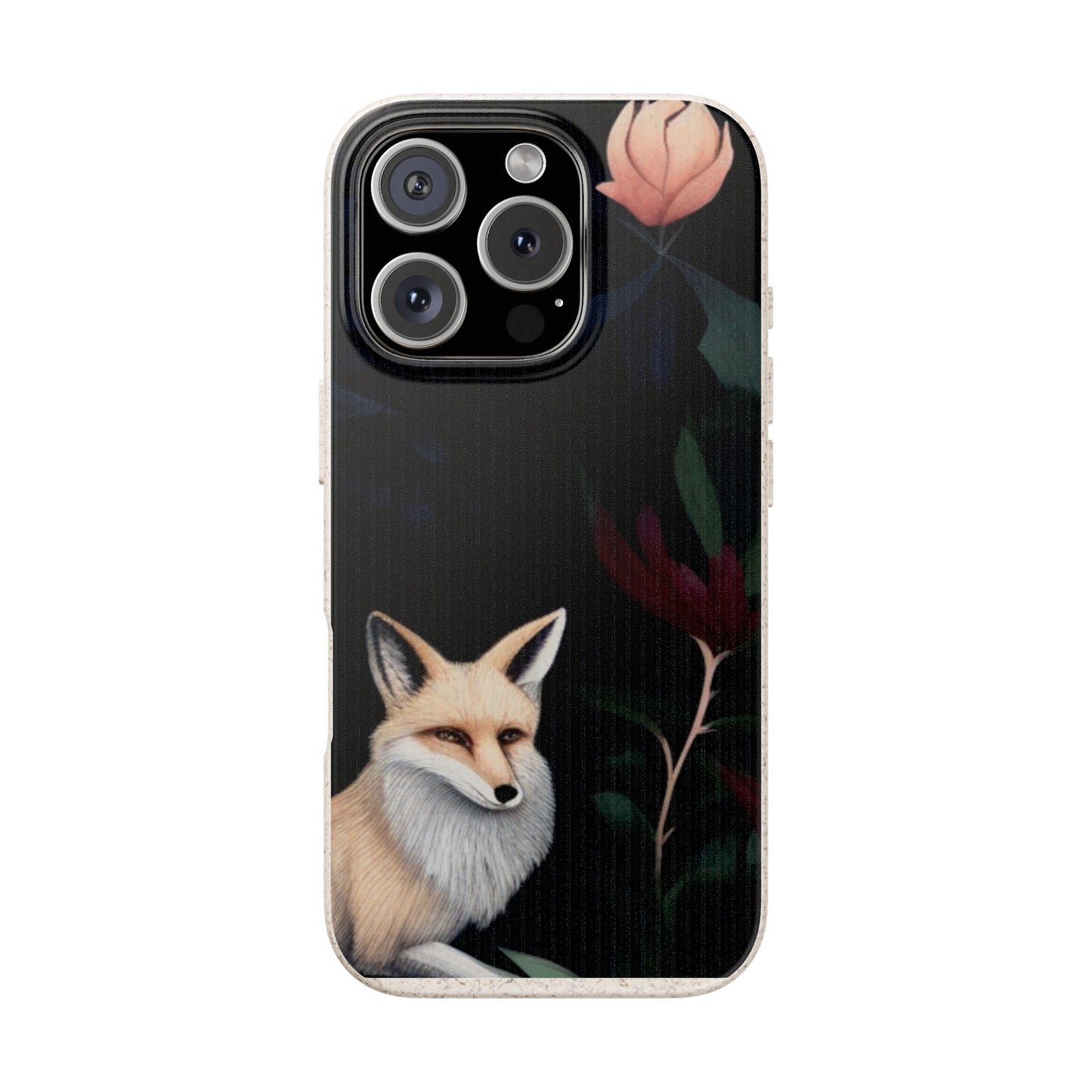 Eco-Friendly Fox Design Case, Biodegradable Phone Cover