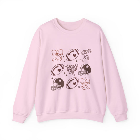 Football & Cheer Crewneck Sweatshirt