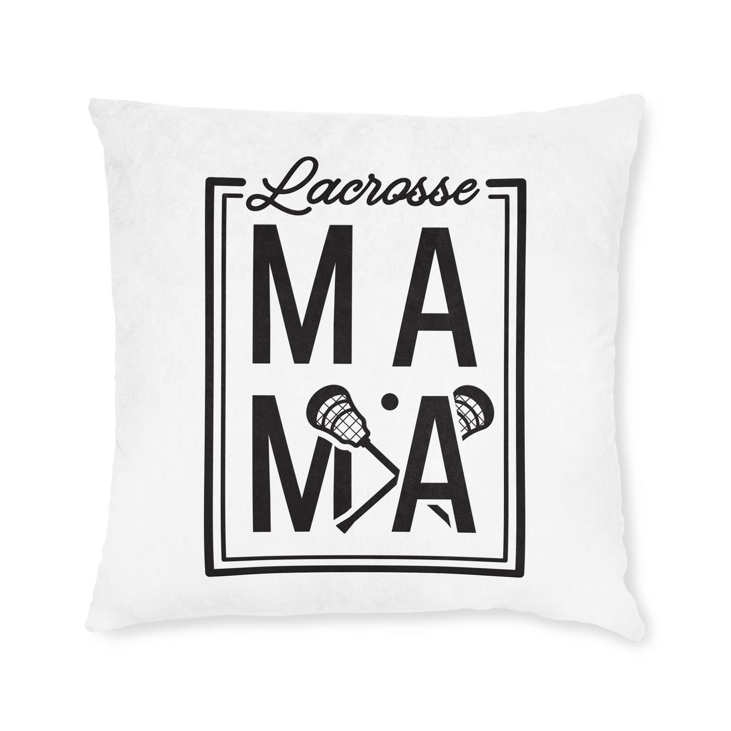 Lacrosse Mama Throw Pillow