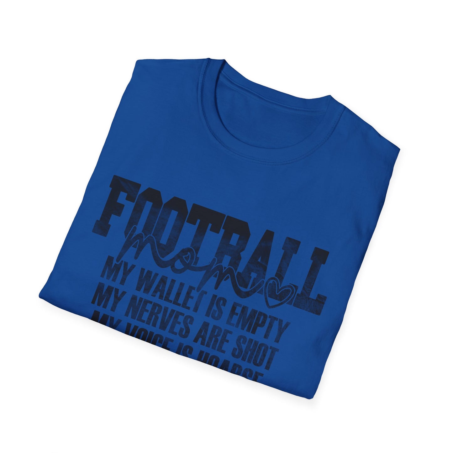 Heartfelt Football Mom T-Shirt