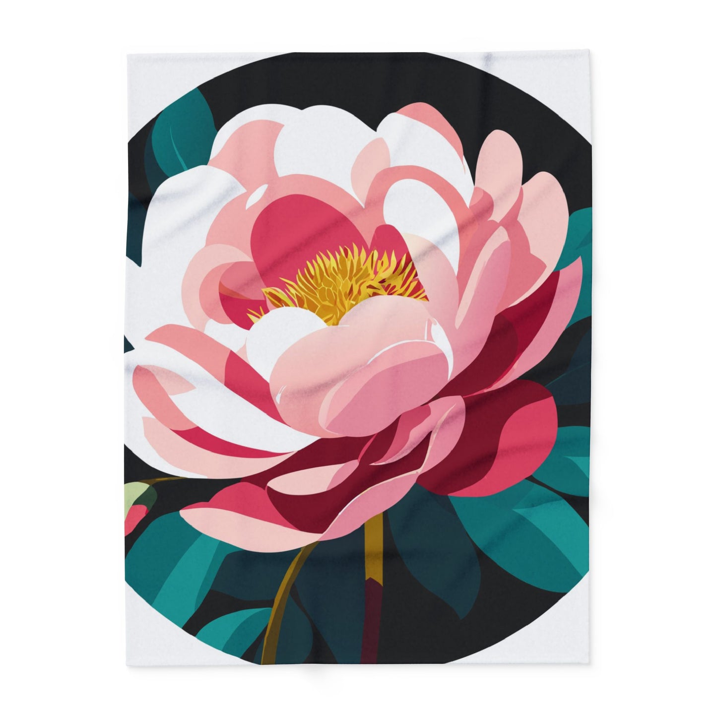 Fleece Blanket - Peony