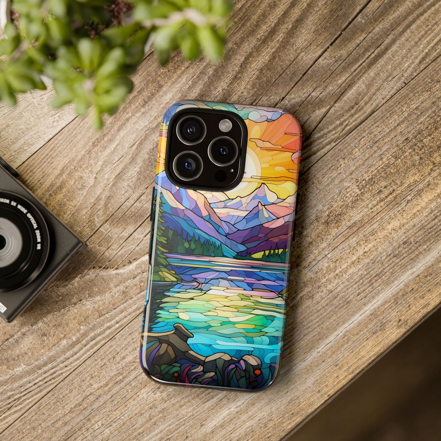 Phone Case - Colorado Lifestyle Stained Glass