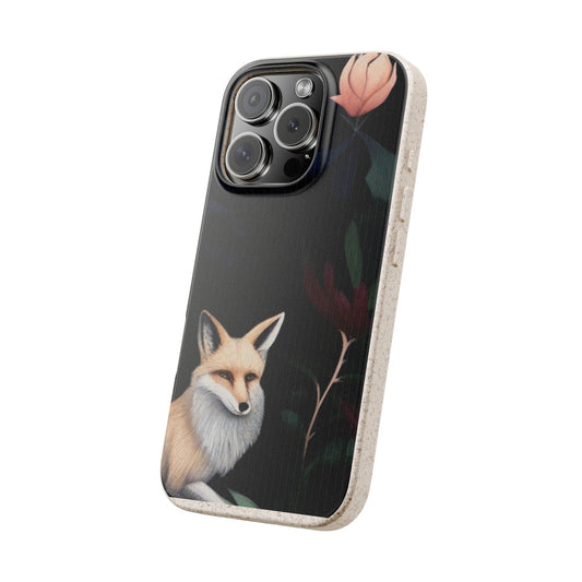 Eco-Friendly Fox Design Case, Biodegradable Phone Cover