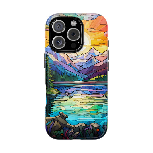 Phone Case - Colorado Lifestyle Stained Glass