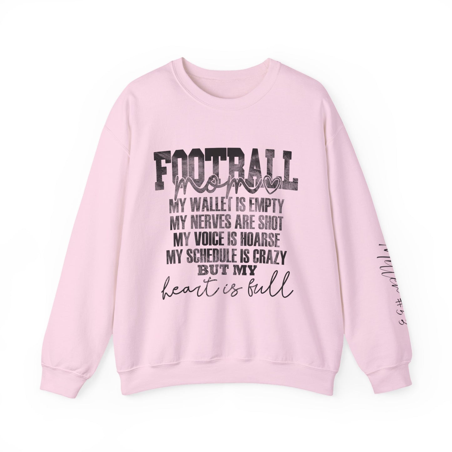 Football Mom Sweatshirt Personalization Included