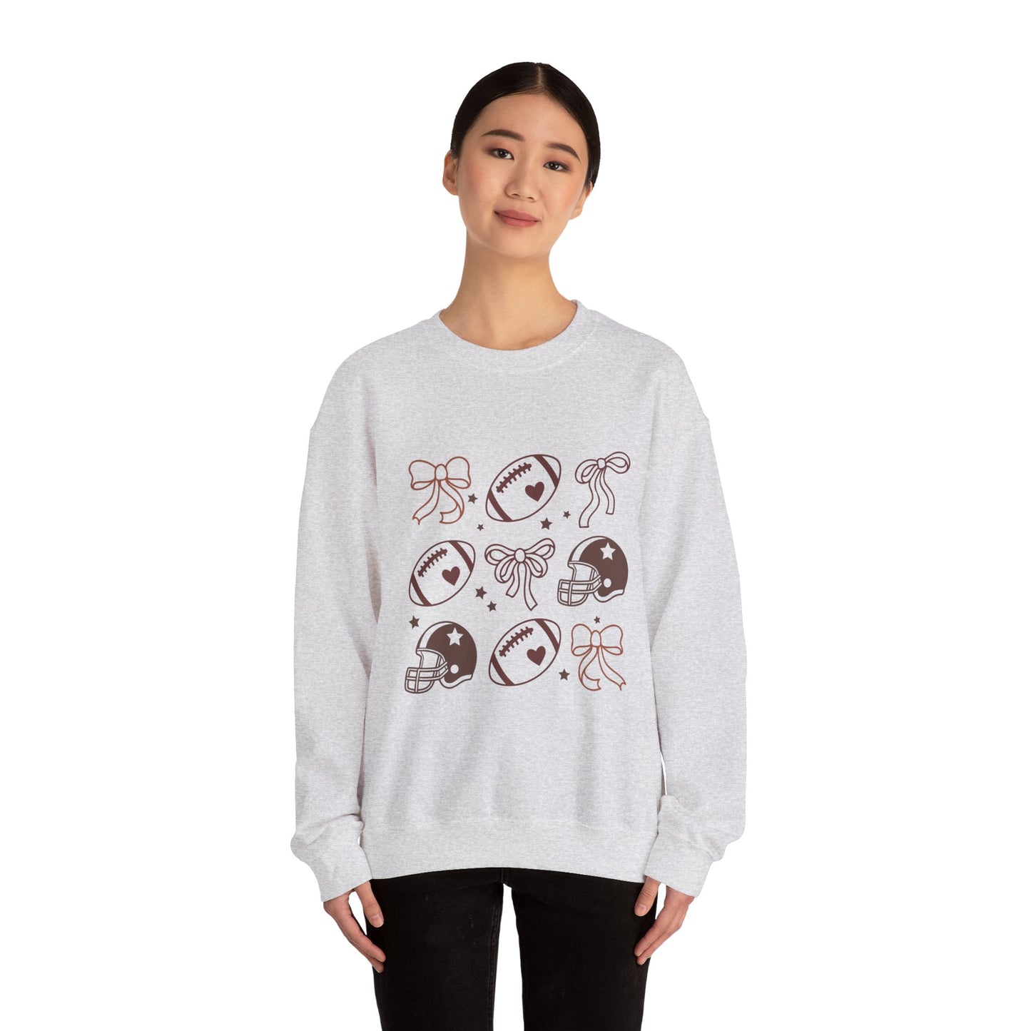 Football & Cheer Crewneck Sweatshirt