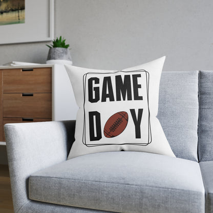 Football Game Day Throw Pillow