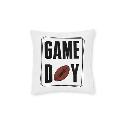 Football Game Day Throw Pillow
