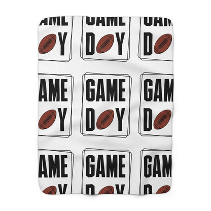 Football Game Day Fleece Sherpa Blanket