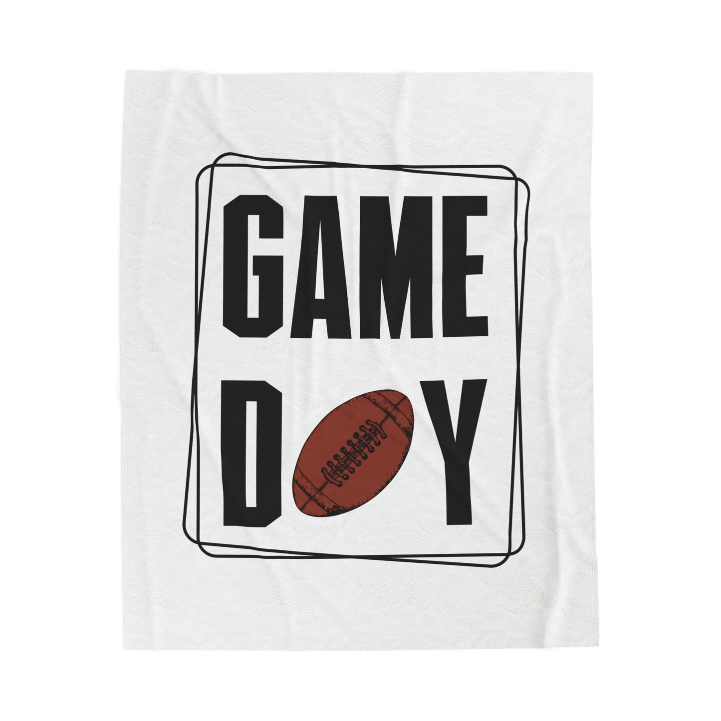 Football Game Day Velveteen Plush Blanket