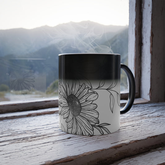 Floral Color Changing Mug