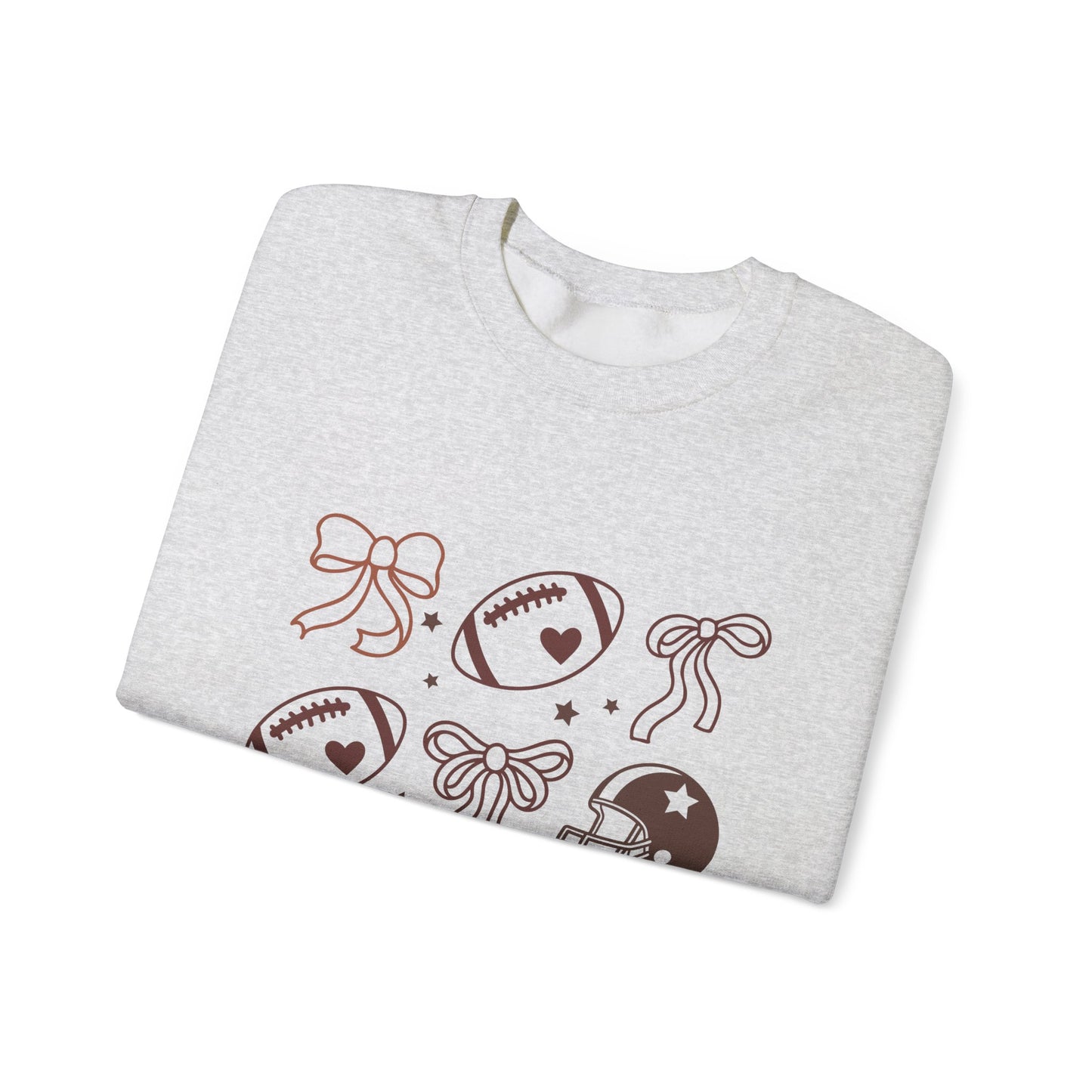 Football & Cheer Crewneck Sweatshirt