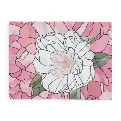 Fleece Blanket - Peony Floral
