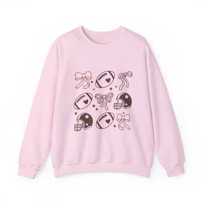 Football & Cheer Crewneck Sweatshirt