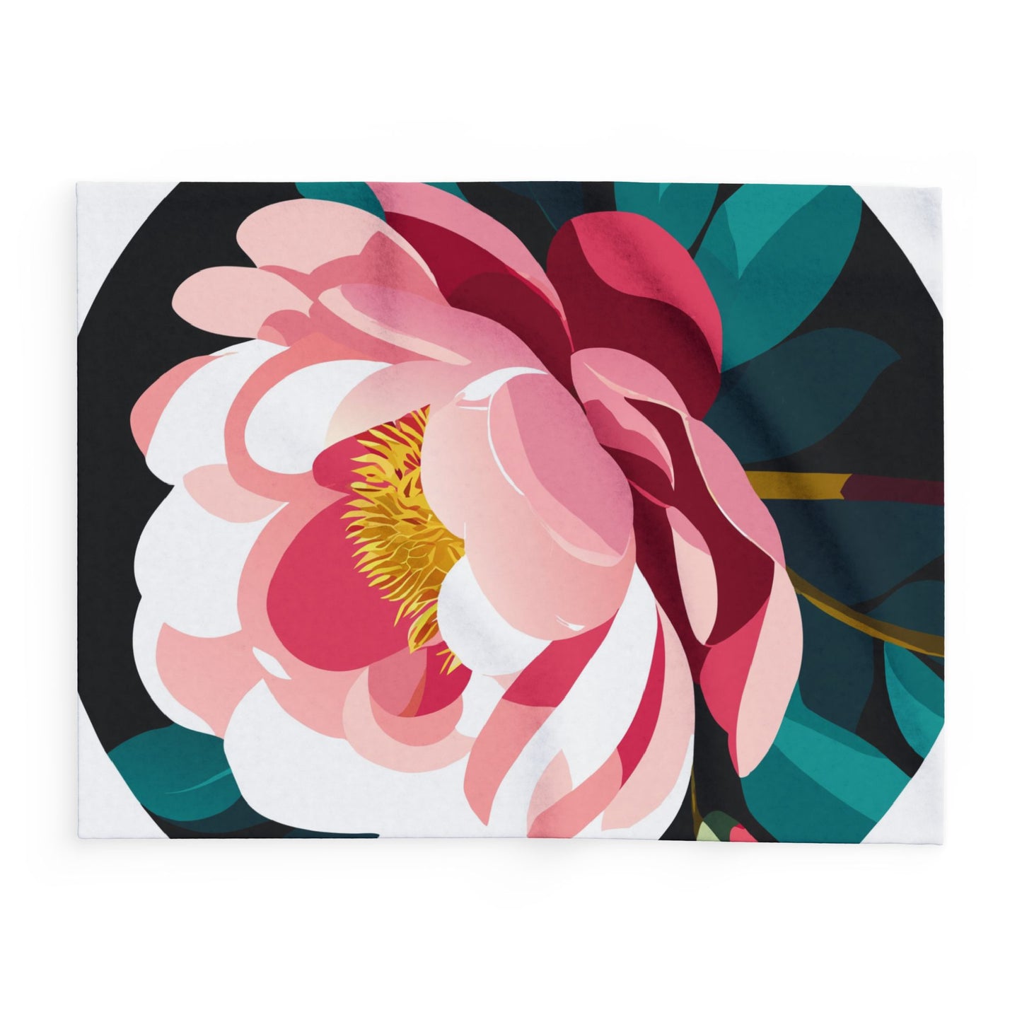 Fleece Blanket - Peony