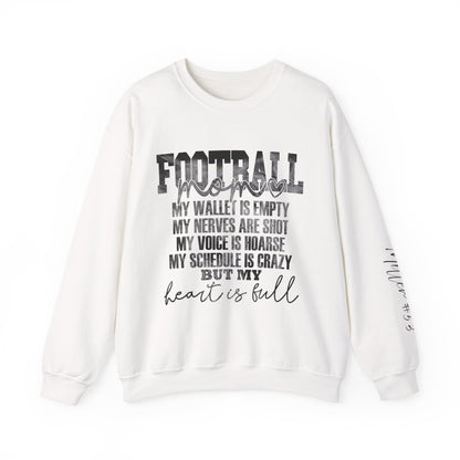 Football Mom Sweatshirt Personalization Included