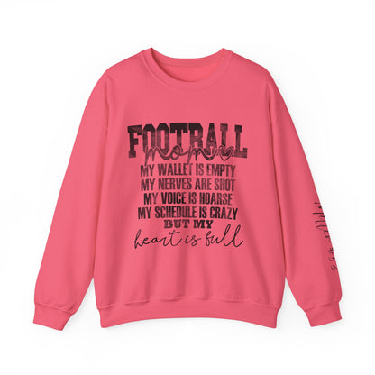 Football Mom Sweatshirt Personalization Included