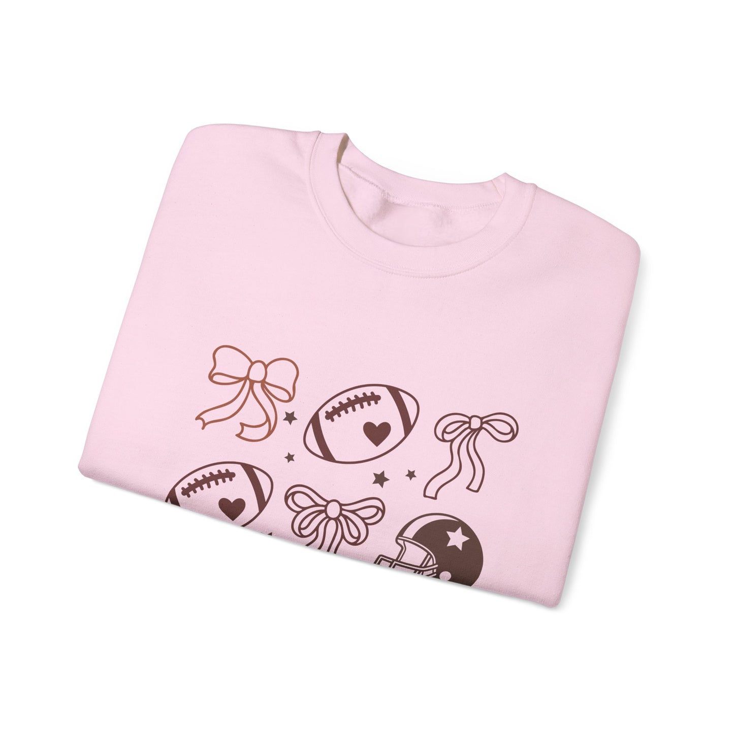Football & Cheer Crewneck Sweatshirt