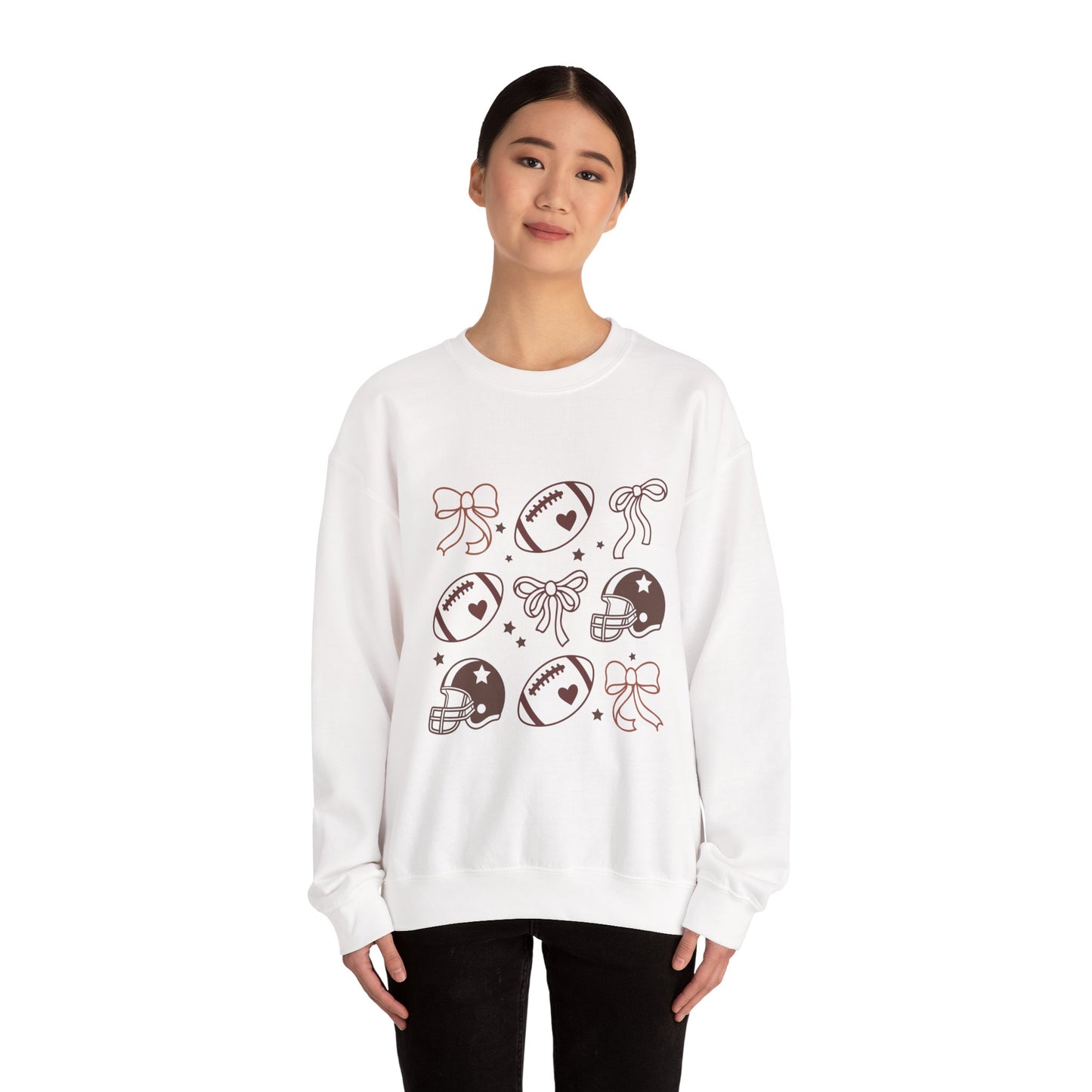Football & Cheer Crewneck Sweatshirt