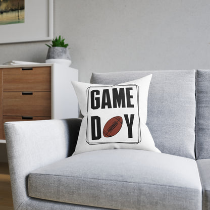Football Game Day Throw Pillow