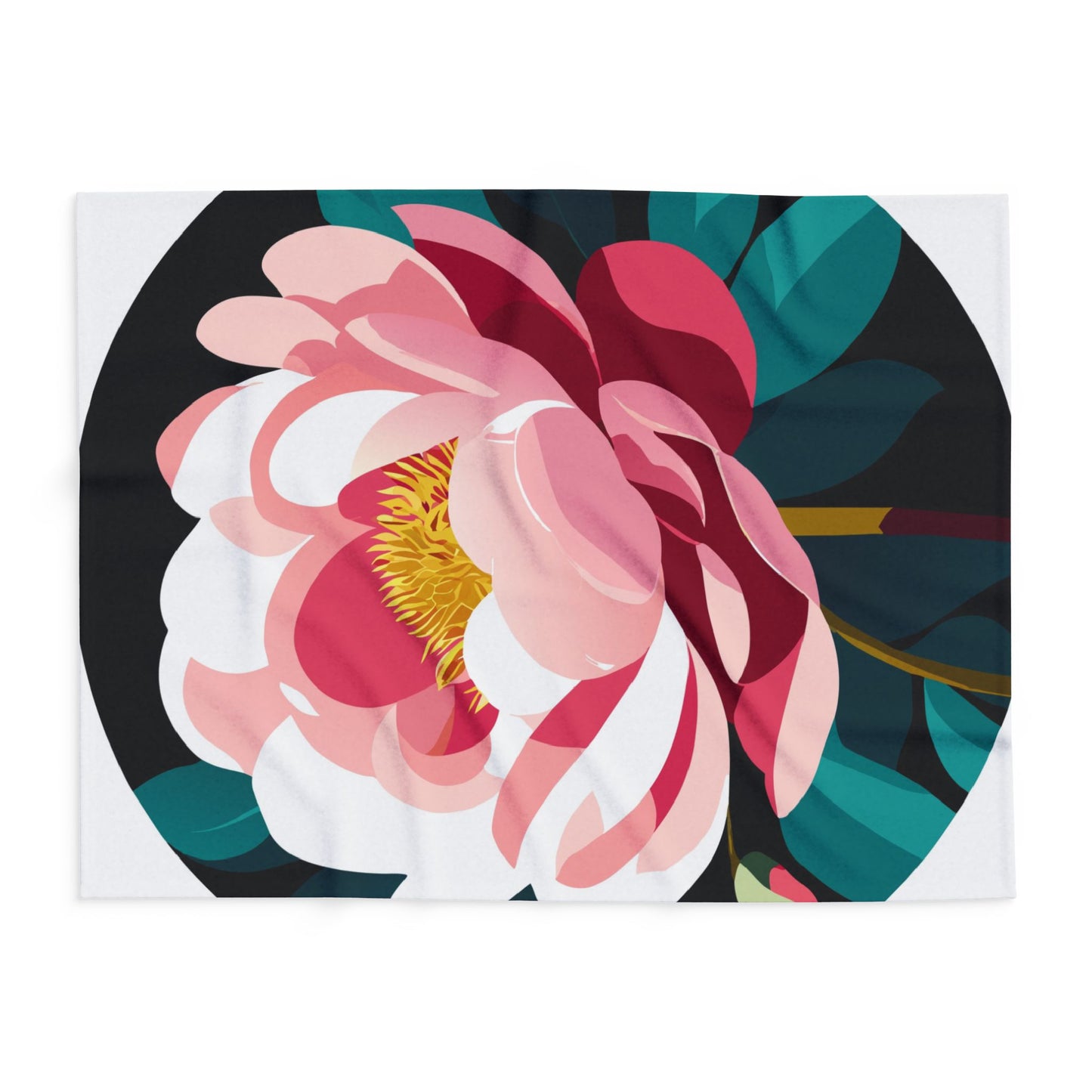 Fleece Blanket - Peony