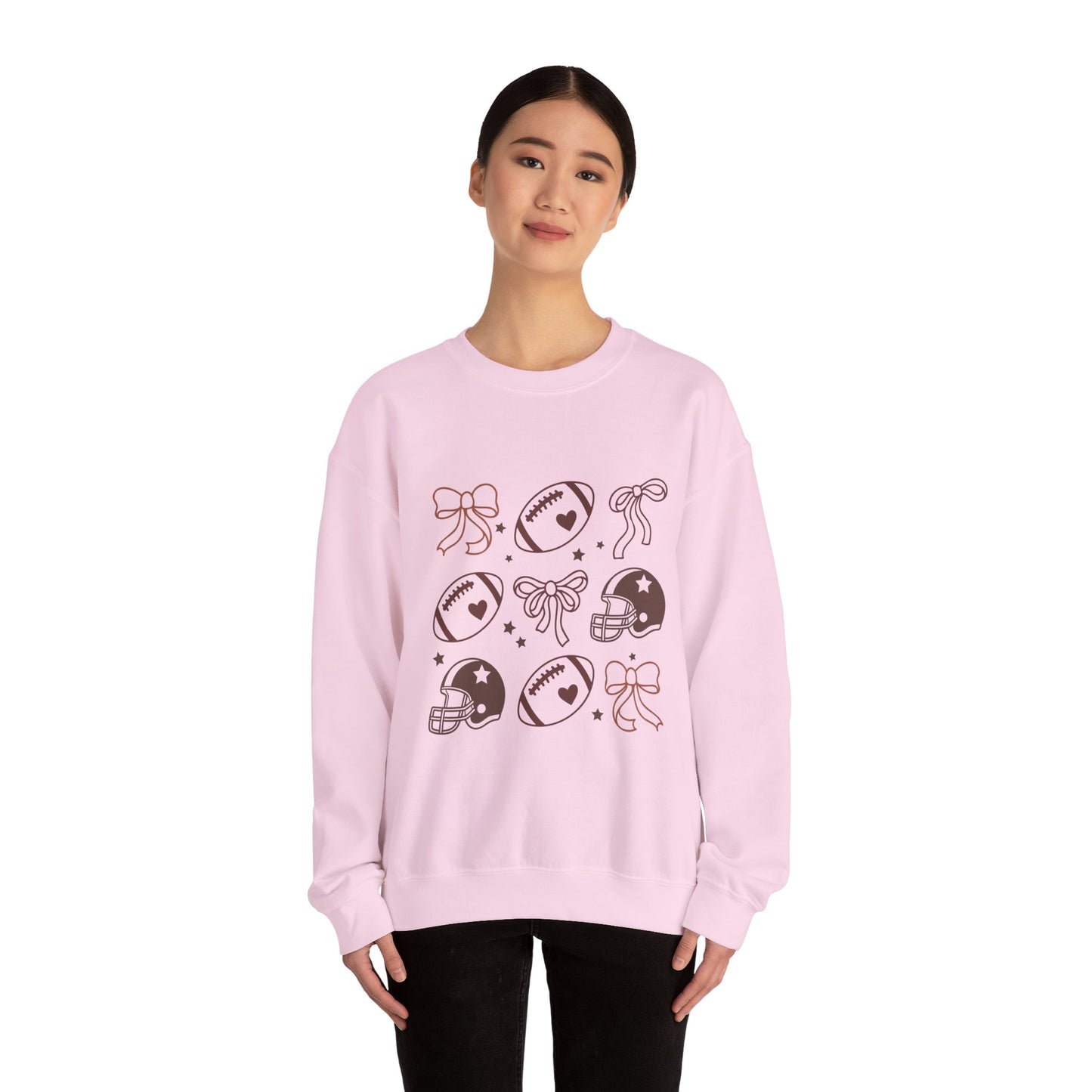 Football & Cheer Crewneck Sweatshirt