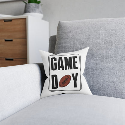 Football Game Day Throw Pillow